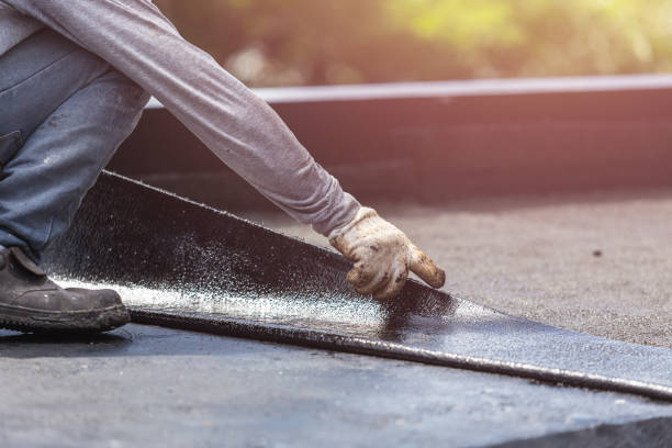 Professional Waterproofing technician working in Brookville, OH